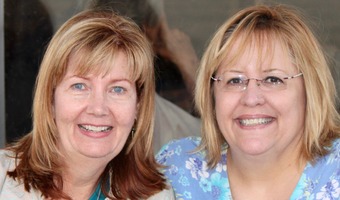 Linda Knight and Robin Peterson